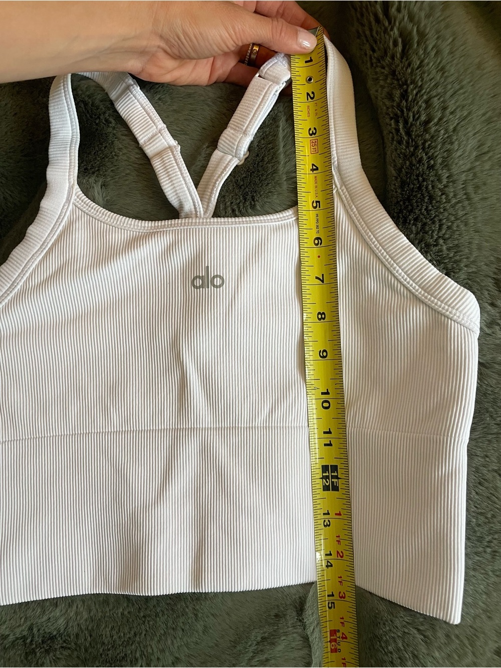 ALO Seamless Ribbed Favorite Bra Tank - Picture 6 of 8
